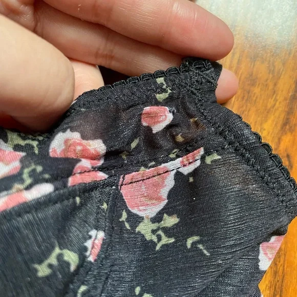 Free People Intimately Vintage Floral Cropped Bralette Size Small - Picture 8 of 8